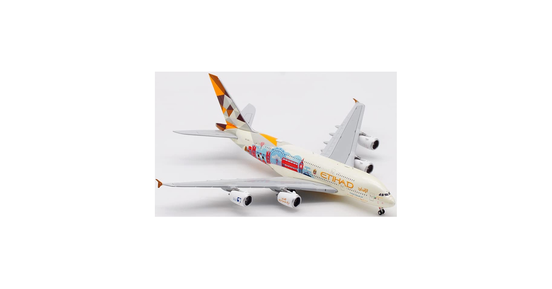 Amazon.com: JC Wings for ETIHAD for Airbus A380 A6-APE